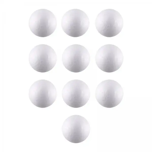 Esferas de Poliestireno para Manualidades – Bolas Blancas Lisas