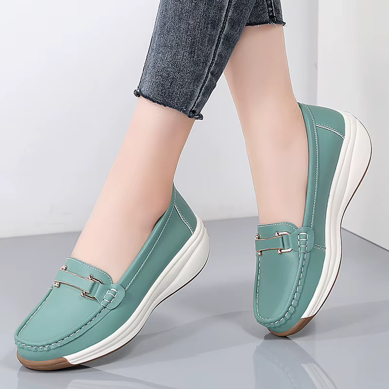Zapatillas planas ligeras y cómodas para mujer caminar - imagen 5