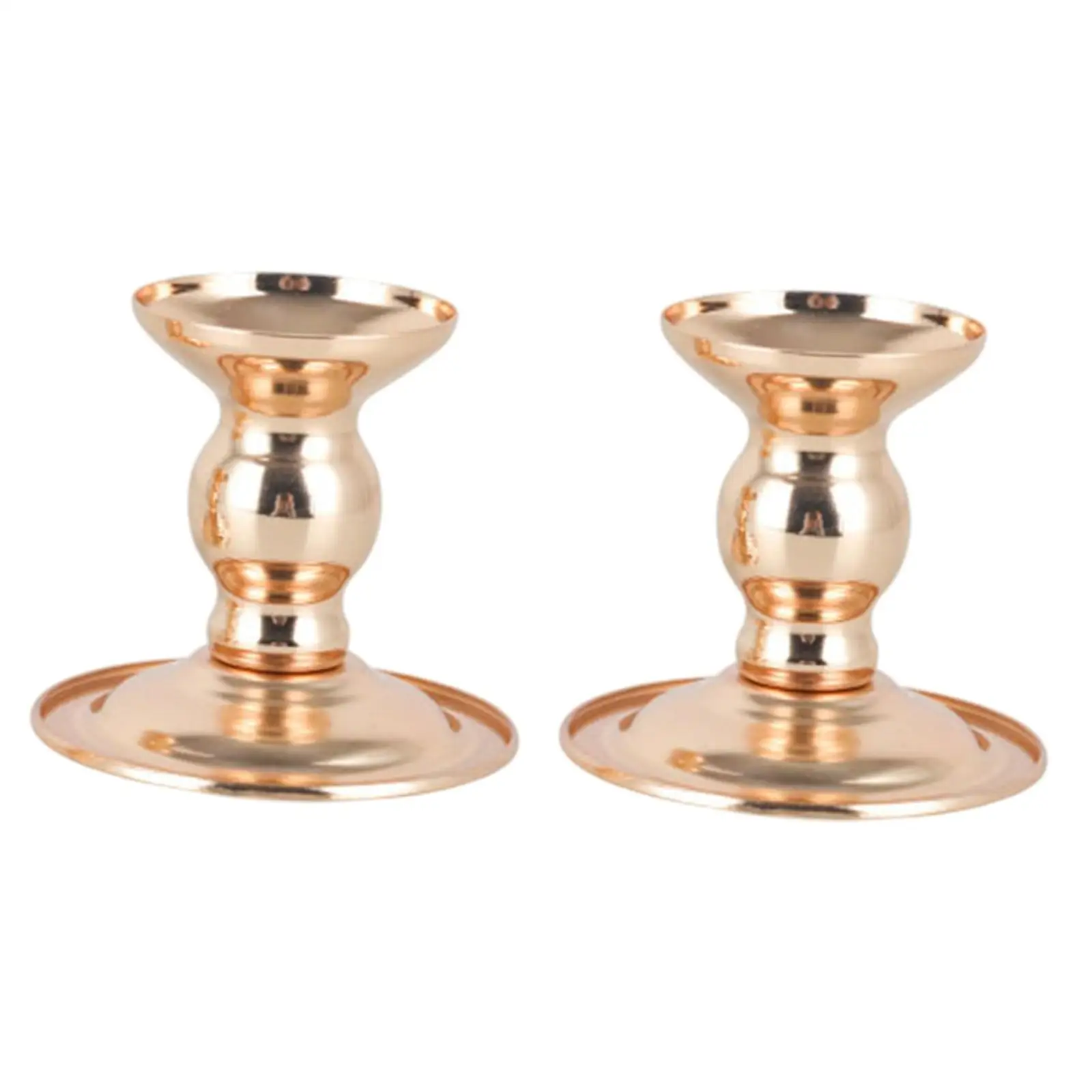 Candelabro Dorado para Velas – Soporte Metálico Decorativo de Mesa - imagen 5
