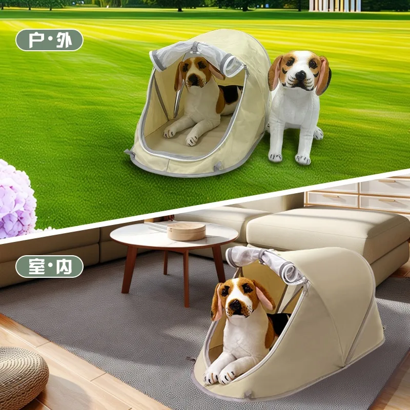 Carpa portátil plegable para gatitos y cachorros – Transpirable - imagen 4