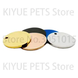 Placa de identificación para perro en acero inoxidable con grabado de nombre personalizado