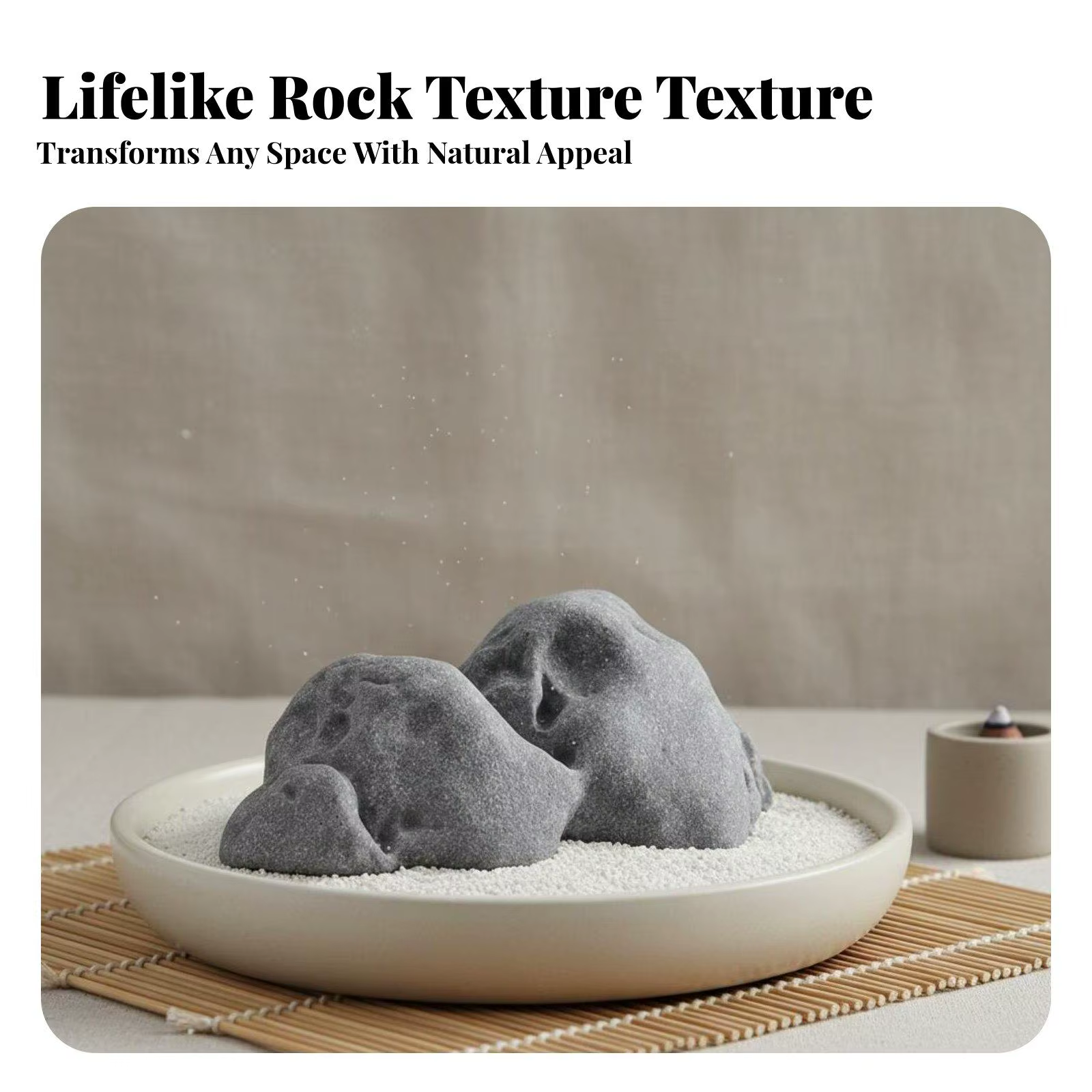 Roca Decorativa para Pecera – Piedra Estilo Chino Micro Paisaje Montaña