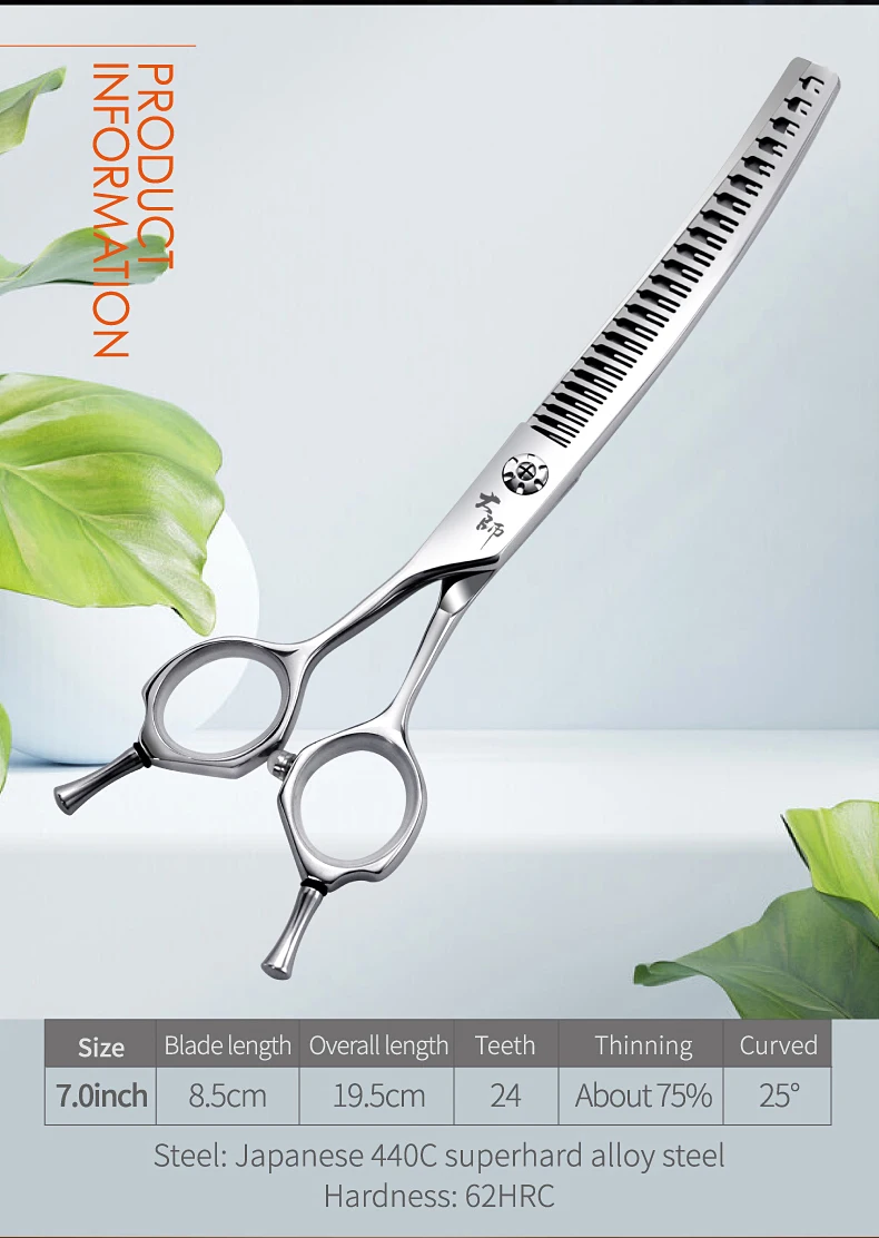 Grooming detallado con curva