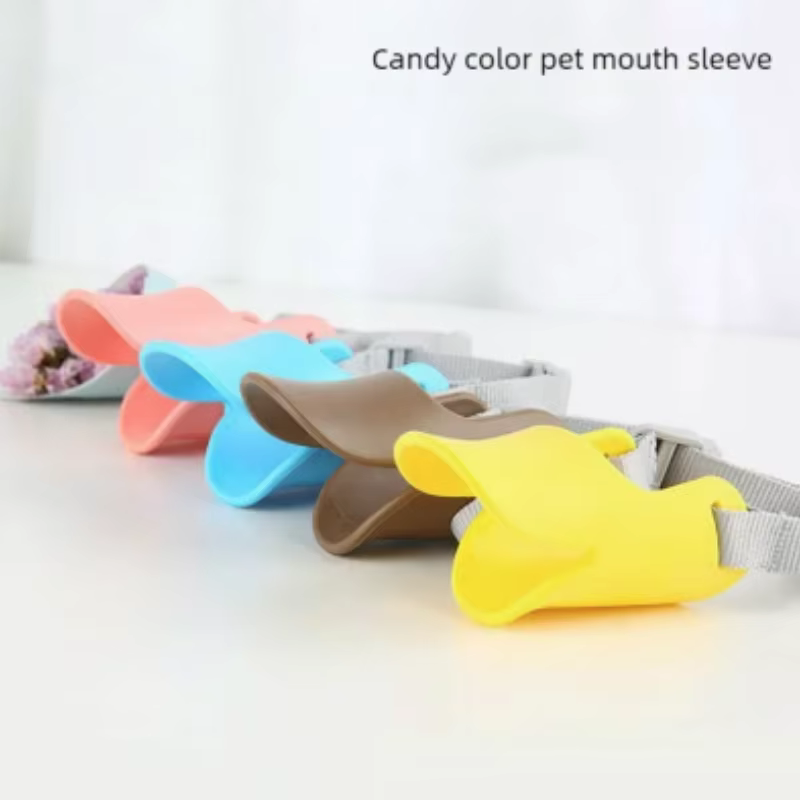 Bozal de silicona ajustable para perro – Antimordeduras - imagen 2