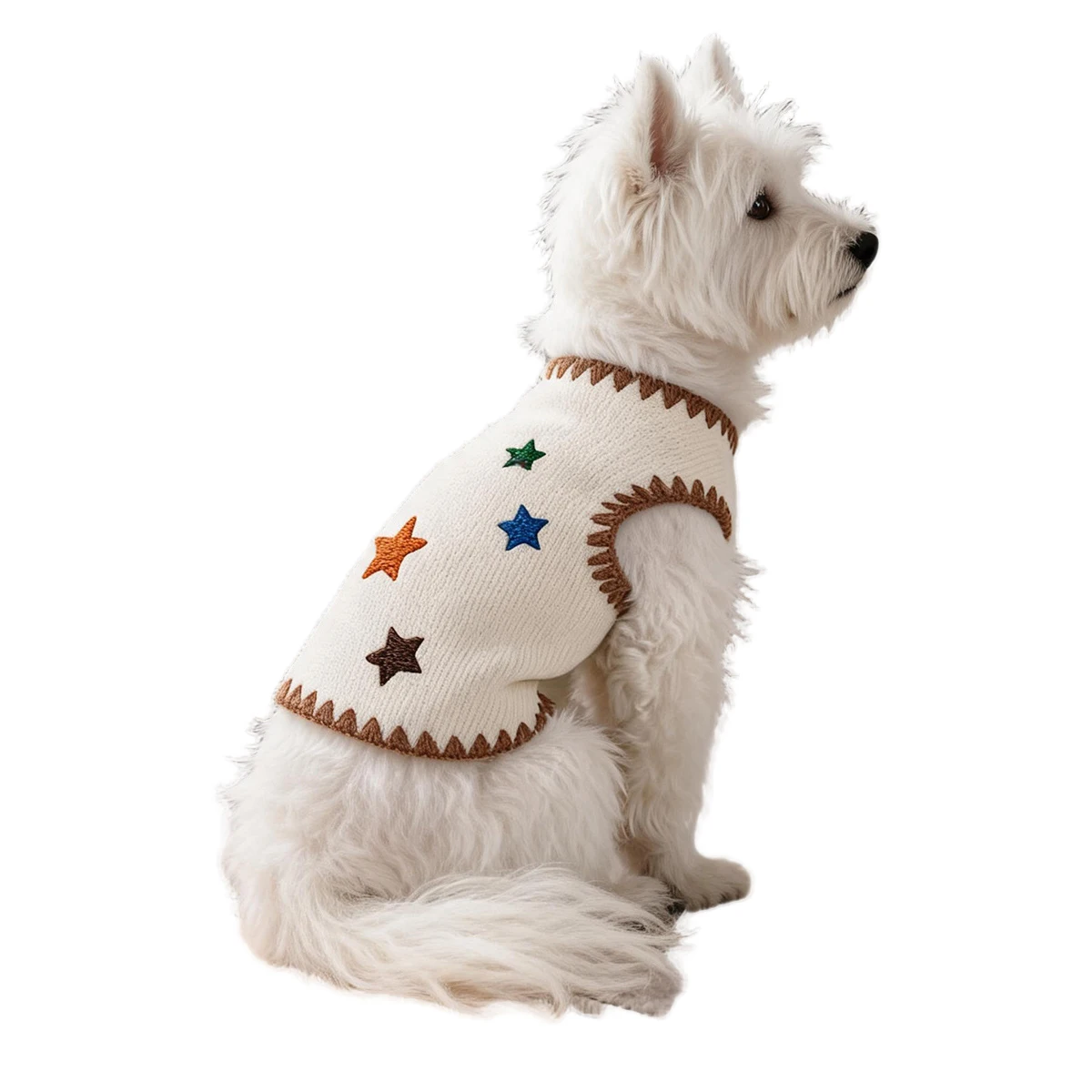 Suéter invierno estrellas para perros pequeños Chihuahua Yorkie - imagen 4