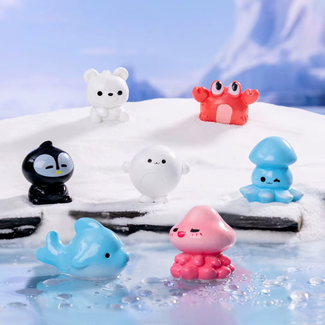 Figuras decorativas de resina para acuario: foca y pingüino - imagen 3
