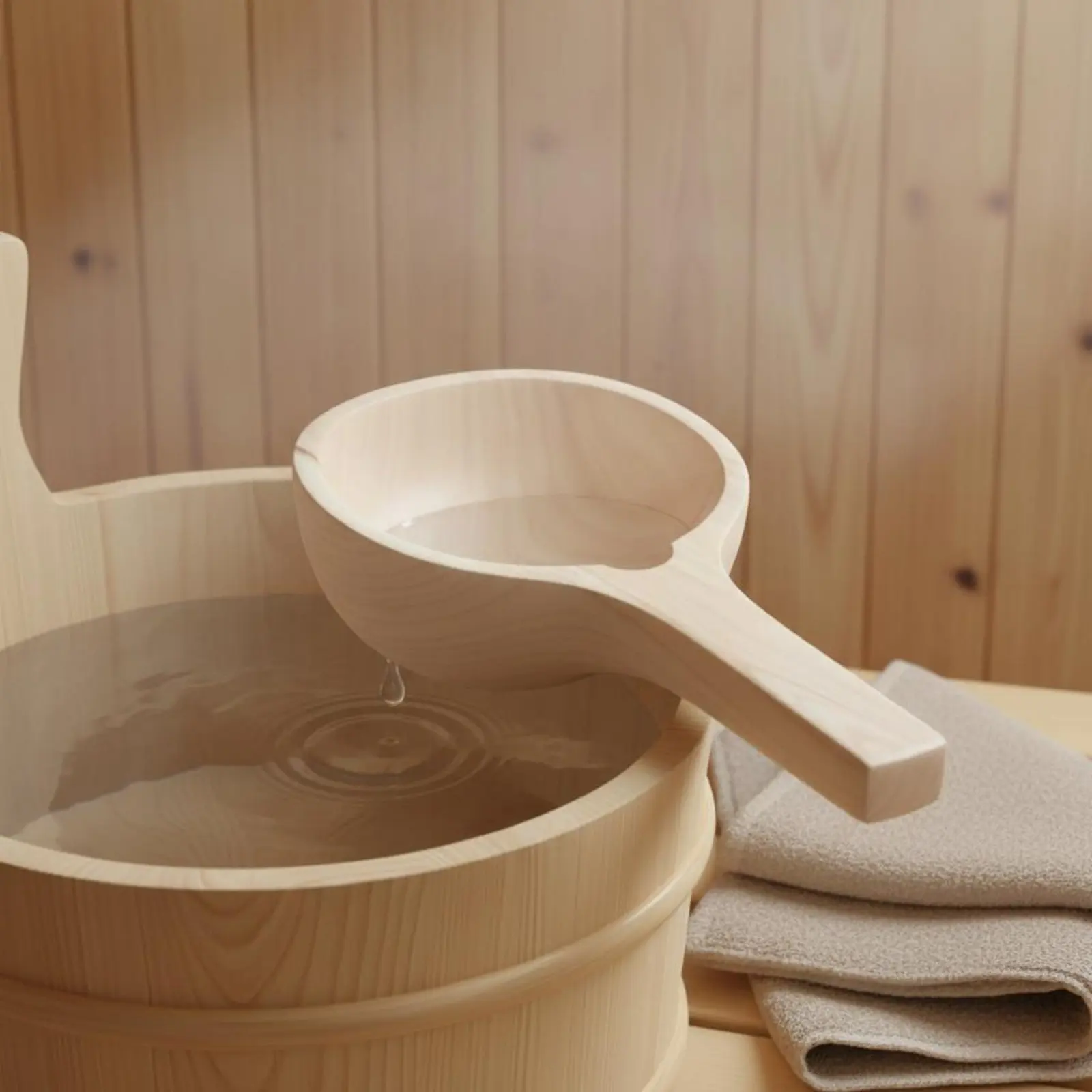 Cucharón de madera para baño aromático: perros y gatos - imagen 2