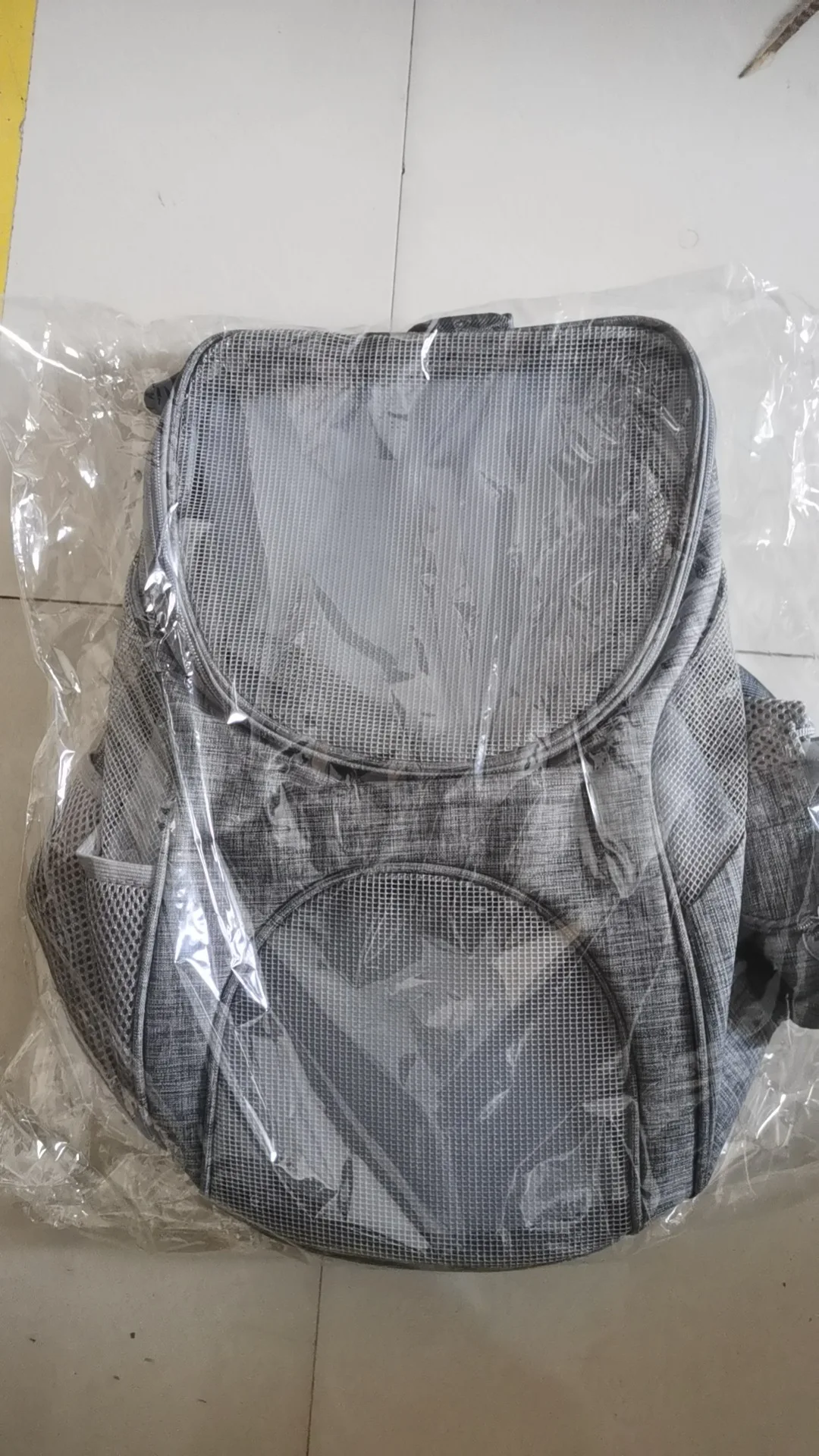 Mochila transpirable plegable para mascotas