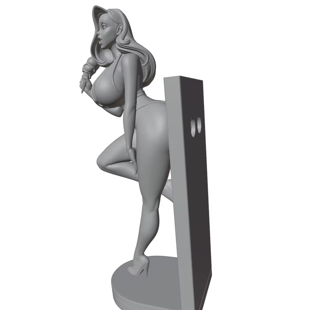 Kit resina chica sexy miniatura gris – Figura 3D para montar y pintar - imagen 5