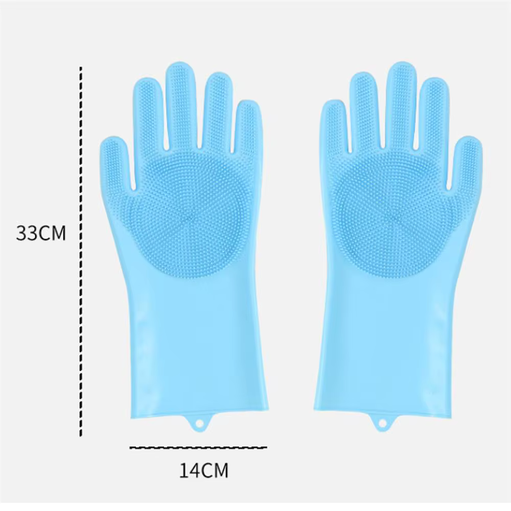 Guante quita pelos de silicona para perros y gatos con masaje