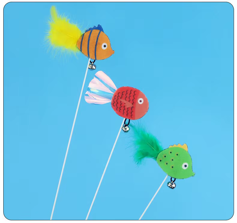 Plumas suaves adheridas al pez