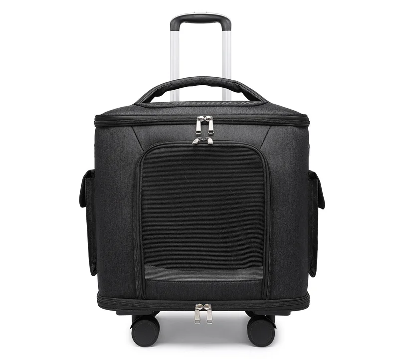Bolsa de transporte transpirable para gatos gran capacidad, plegable