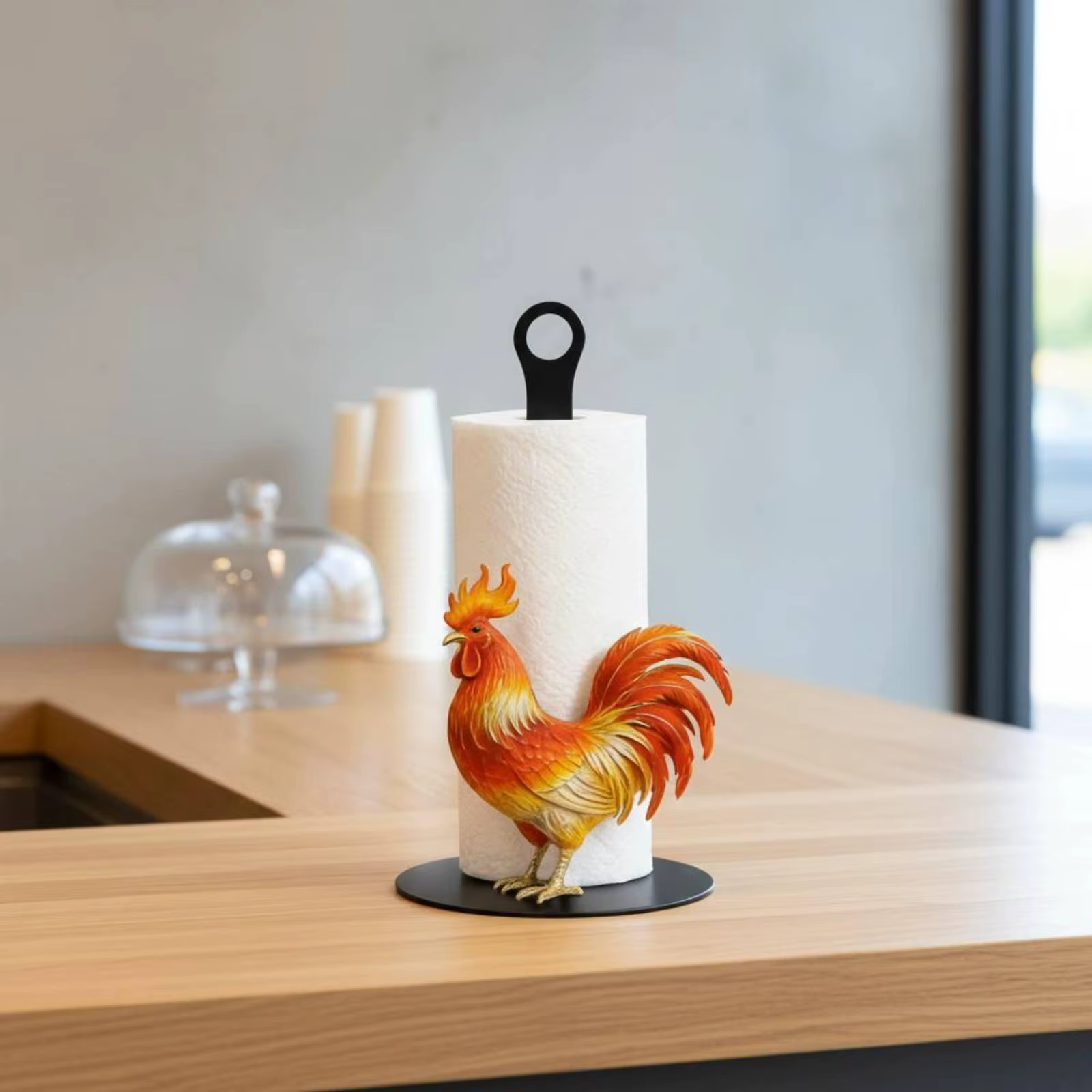 Porta servilletas hierro rústico granja – Decoración encimera - imagen 2
