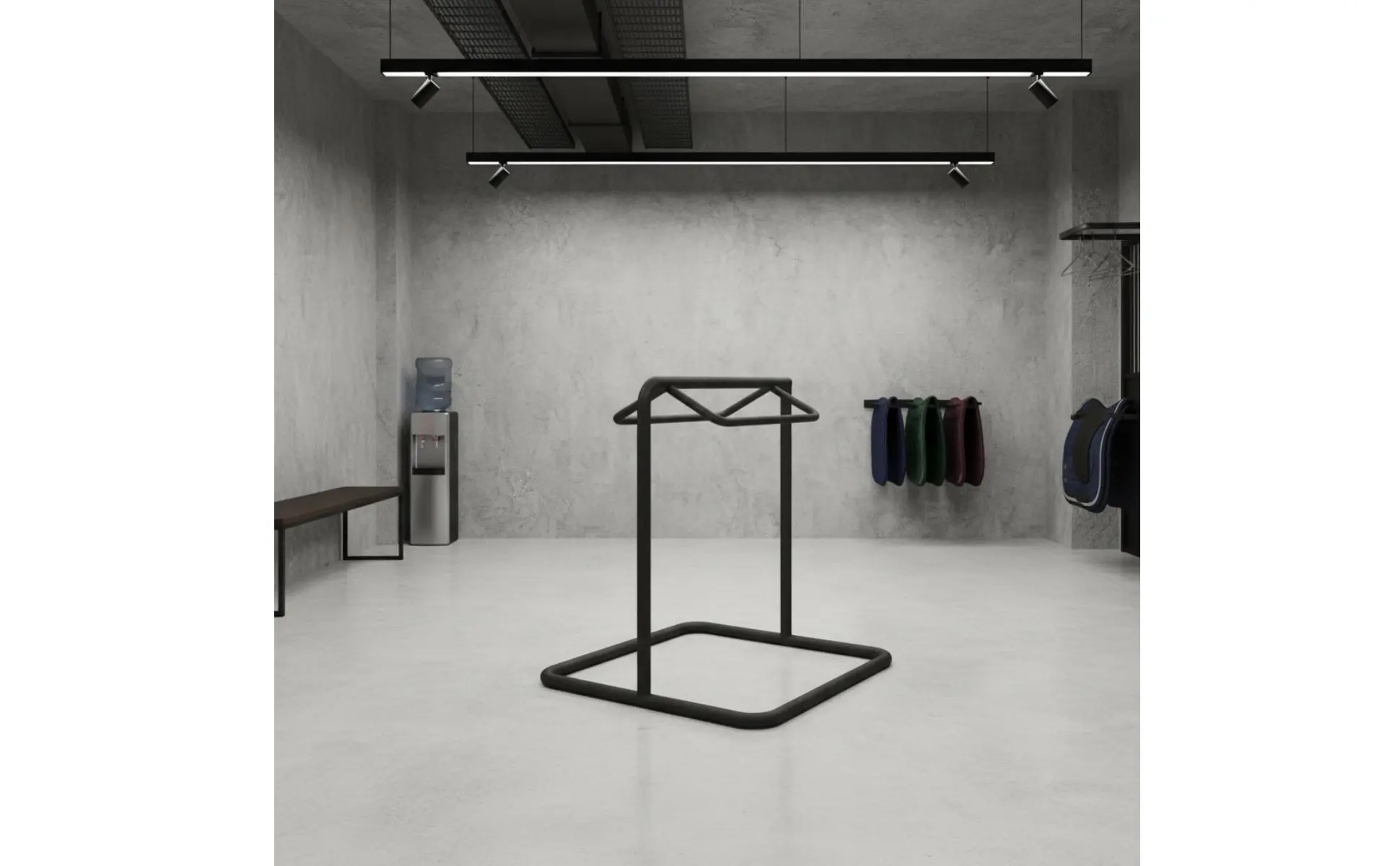 Rack para sillas con enfoque en ahorro de espacio