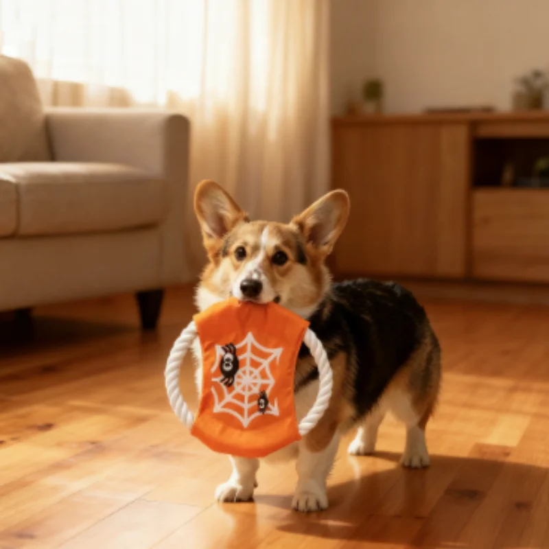 Juguete de cuerda para perros – Masticable relajante con sonidos - imagen 4