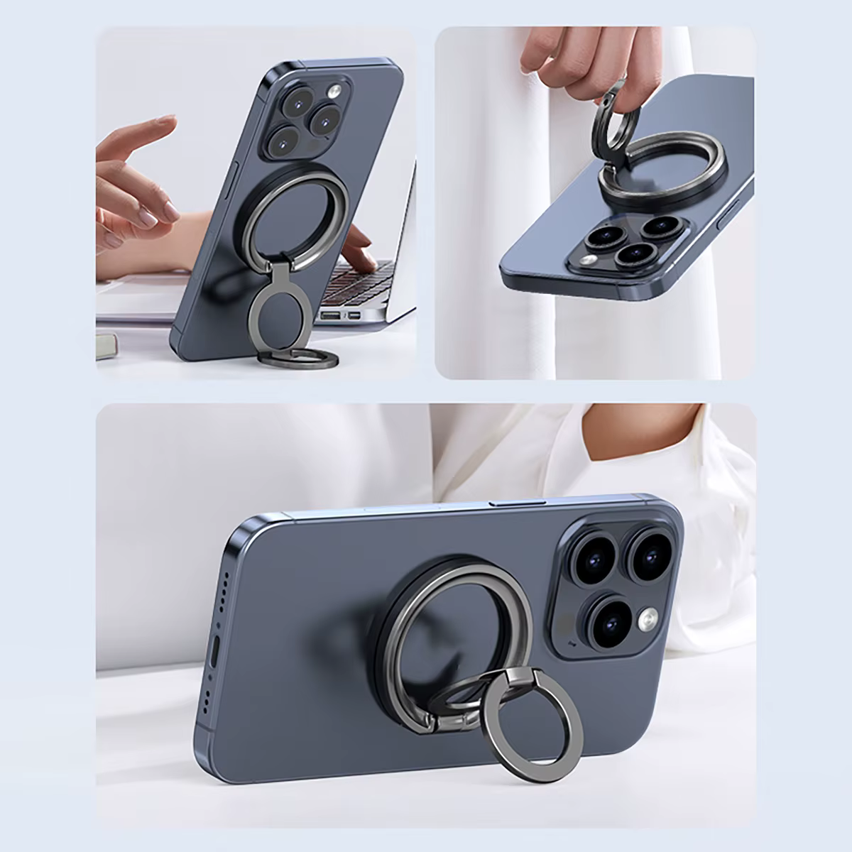 Anillo magnético Magsafe con soporte móvil para gato y perro - imagen 2