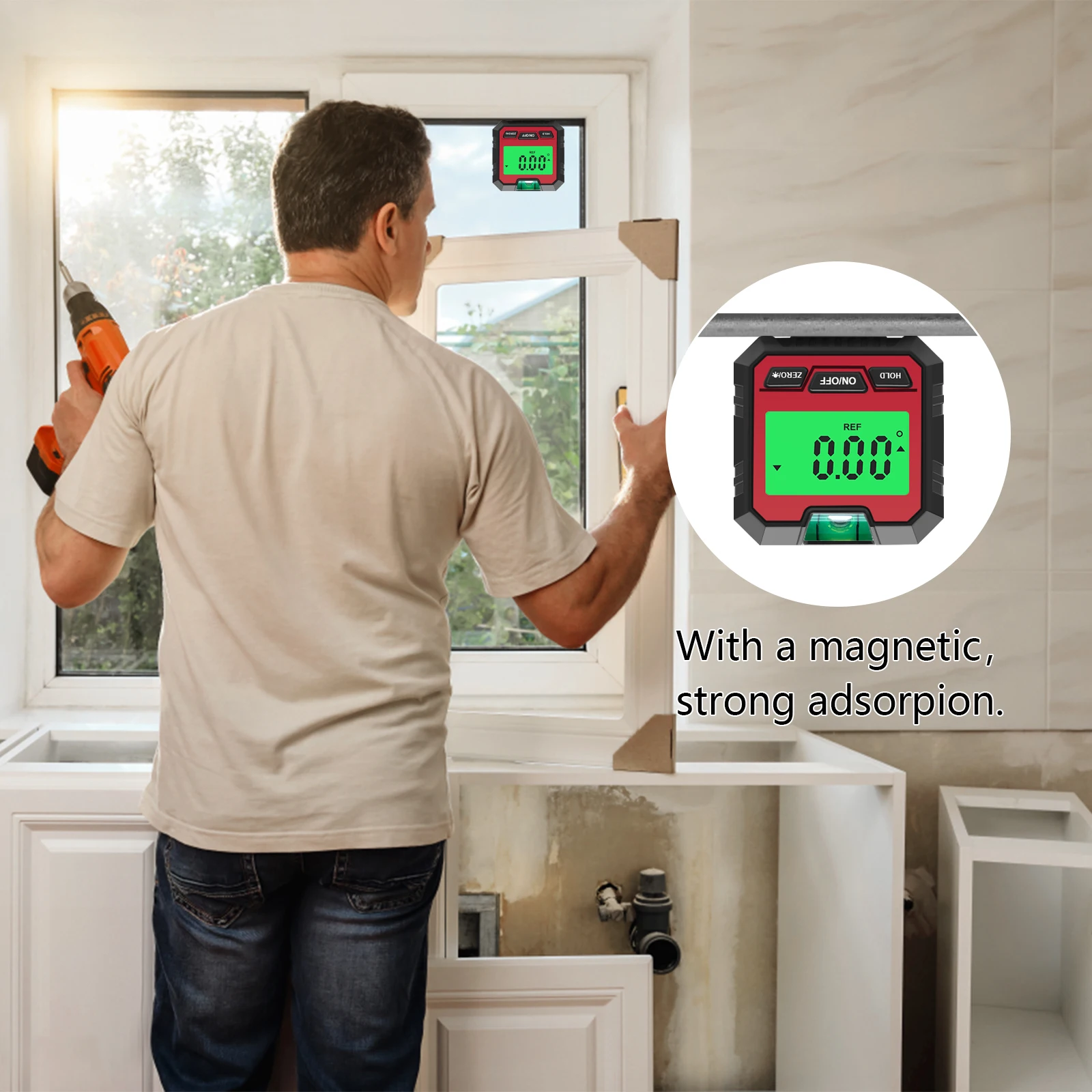 Lectura LCD retroiluminada