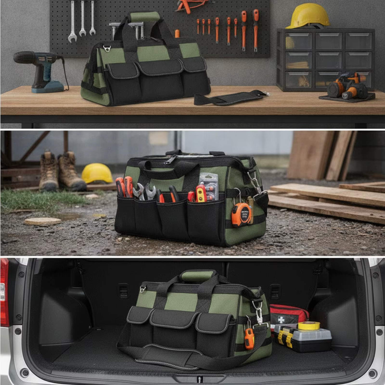 Bolsa de herramientas portátil acolchada con correa de hombro - imagen 5