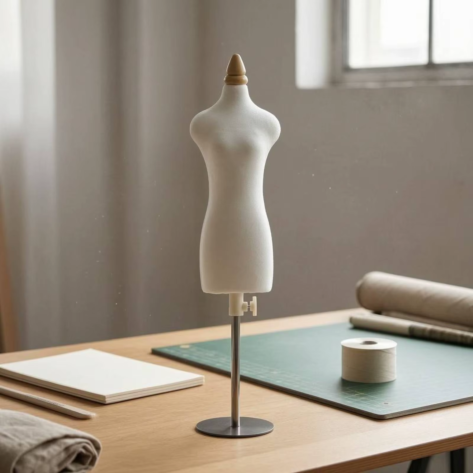 Maniquí pequeño ajustable para costura – Ideal para enseñanza - imagen 4