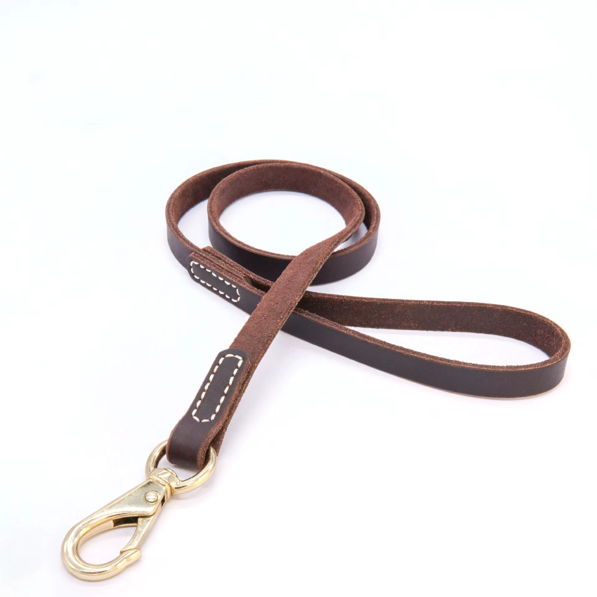 Correa de cuero para perros pequeños, medianos y grandes – Resistente y suave para paseos - imagen 2