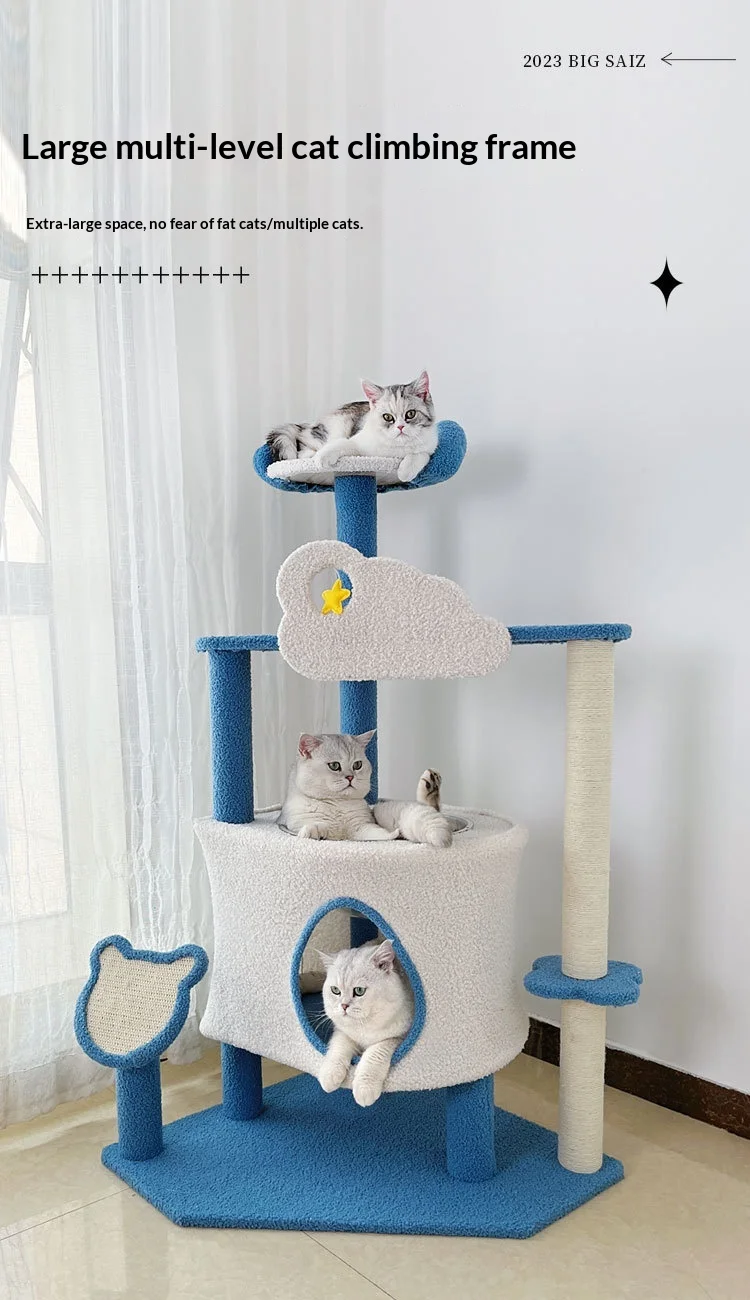 Torre rascador para gatos extra grande