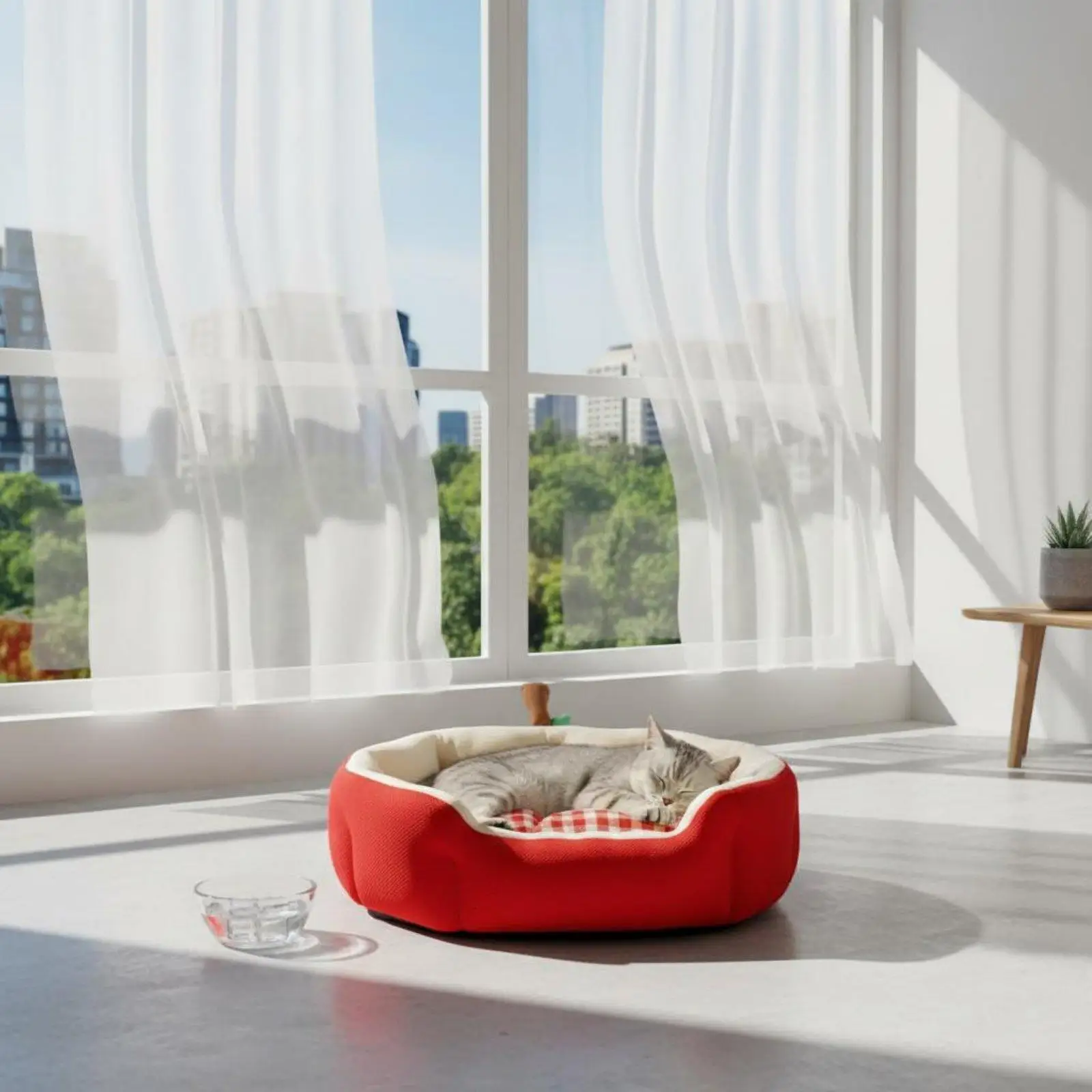 Cama transpirable forma fruta para gatos y perros pequeños - imagen 3