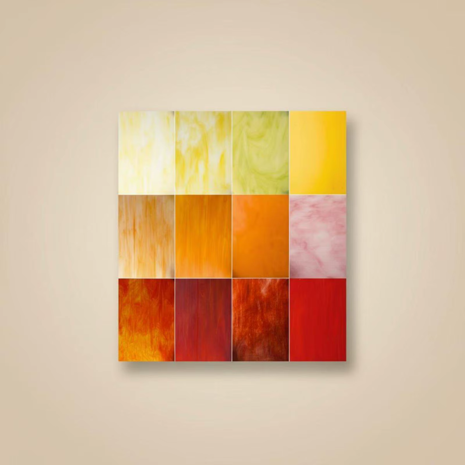 Láminas de Vidrio Multicolor – Juego Decorativo para Manualidades y Diseño