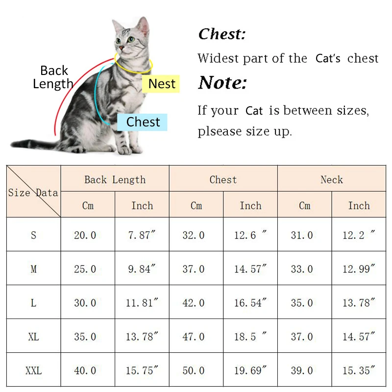 Pijamas de rayas suaves para gatos