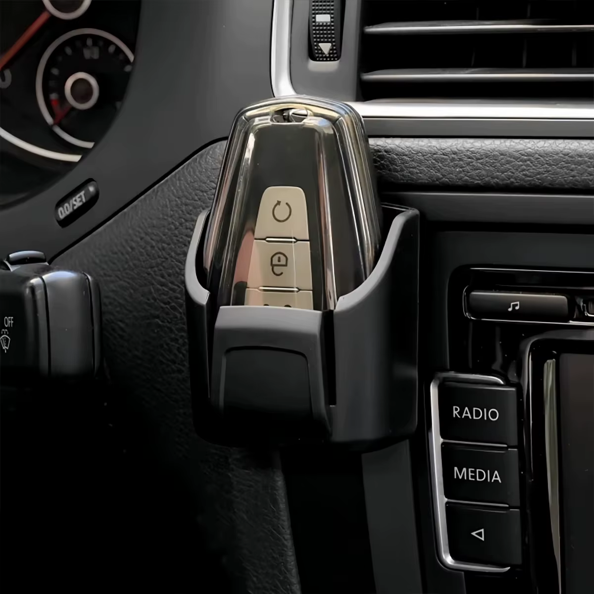 Caja organizadora para llaves y mando del coche con compartimento - imagen 2
