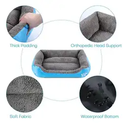 Cama impermeable de invierno suave y cálida para perros