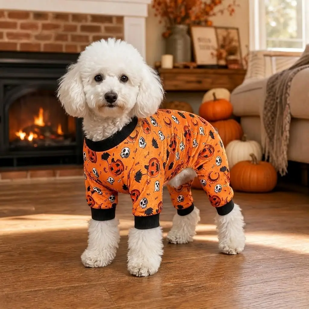 Estampado completo de Halloween en pijama