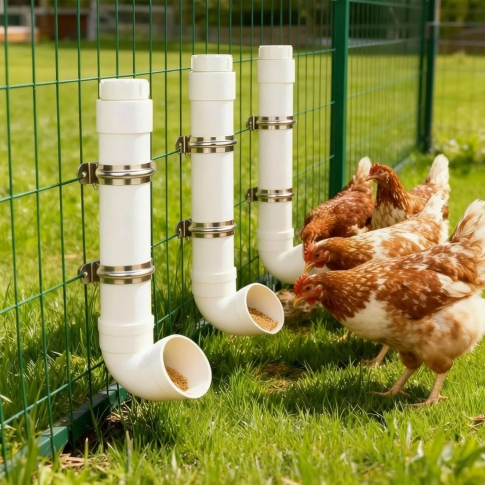Bebedero automático para pollos de patio – Gran capacidad y fácil instalación - imagen 5