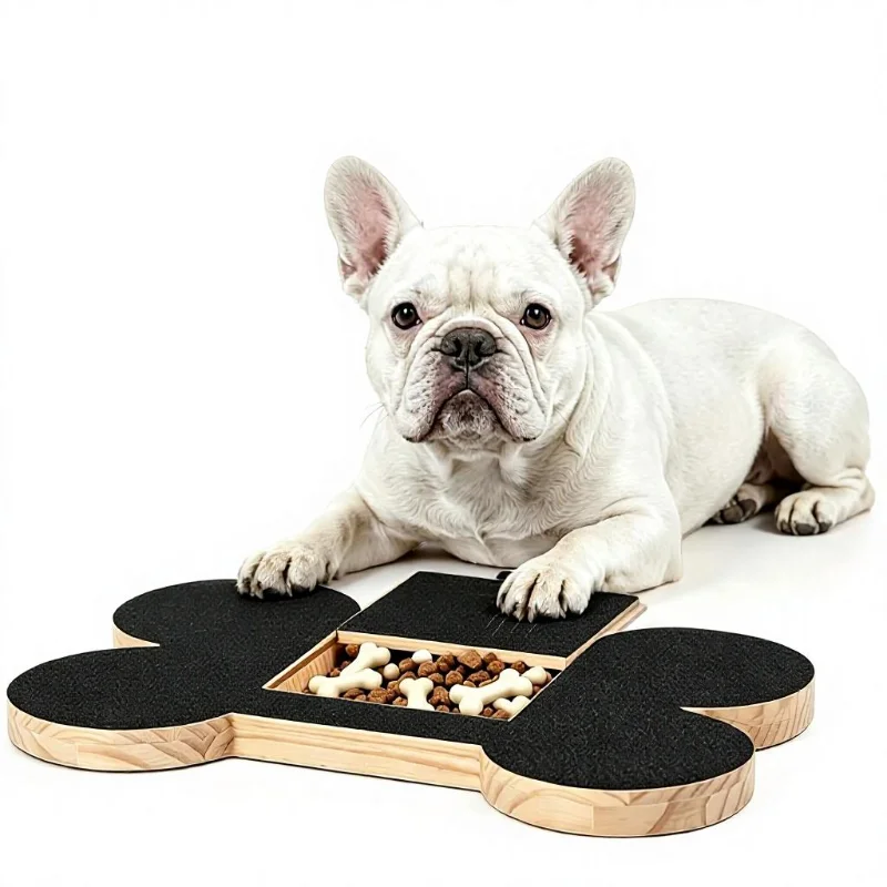 Rascador de madera para gatos con premio integrado y lima de uñas - imagen 4