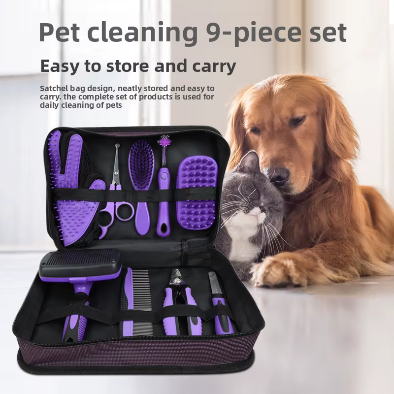 Kit de aseo para perros y gatos con peine, tijeras y cortaúñas - imagen 5