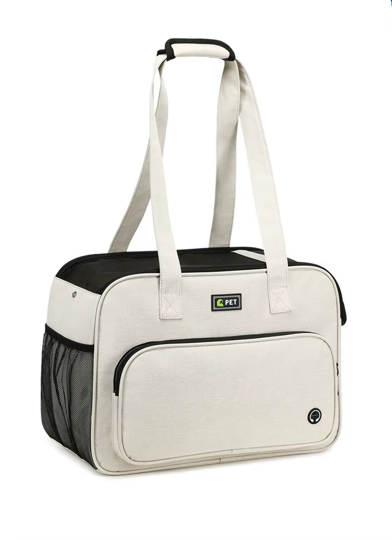 Bolsa transportadora para mascotas desde diferentes ángulos