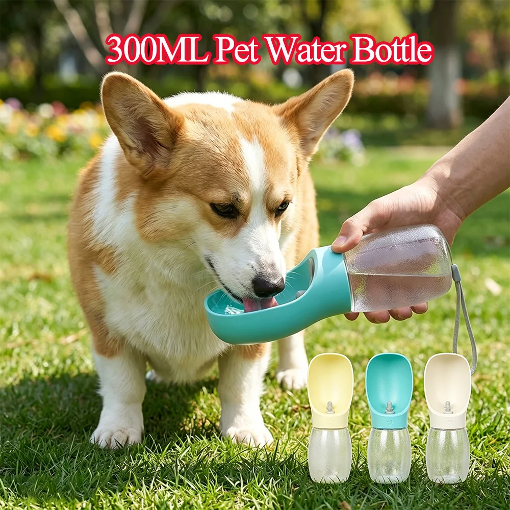 Botella de agua portátil antigoteo para perros, tazón de viaje - imagen 4