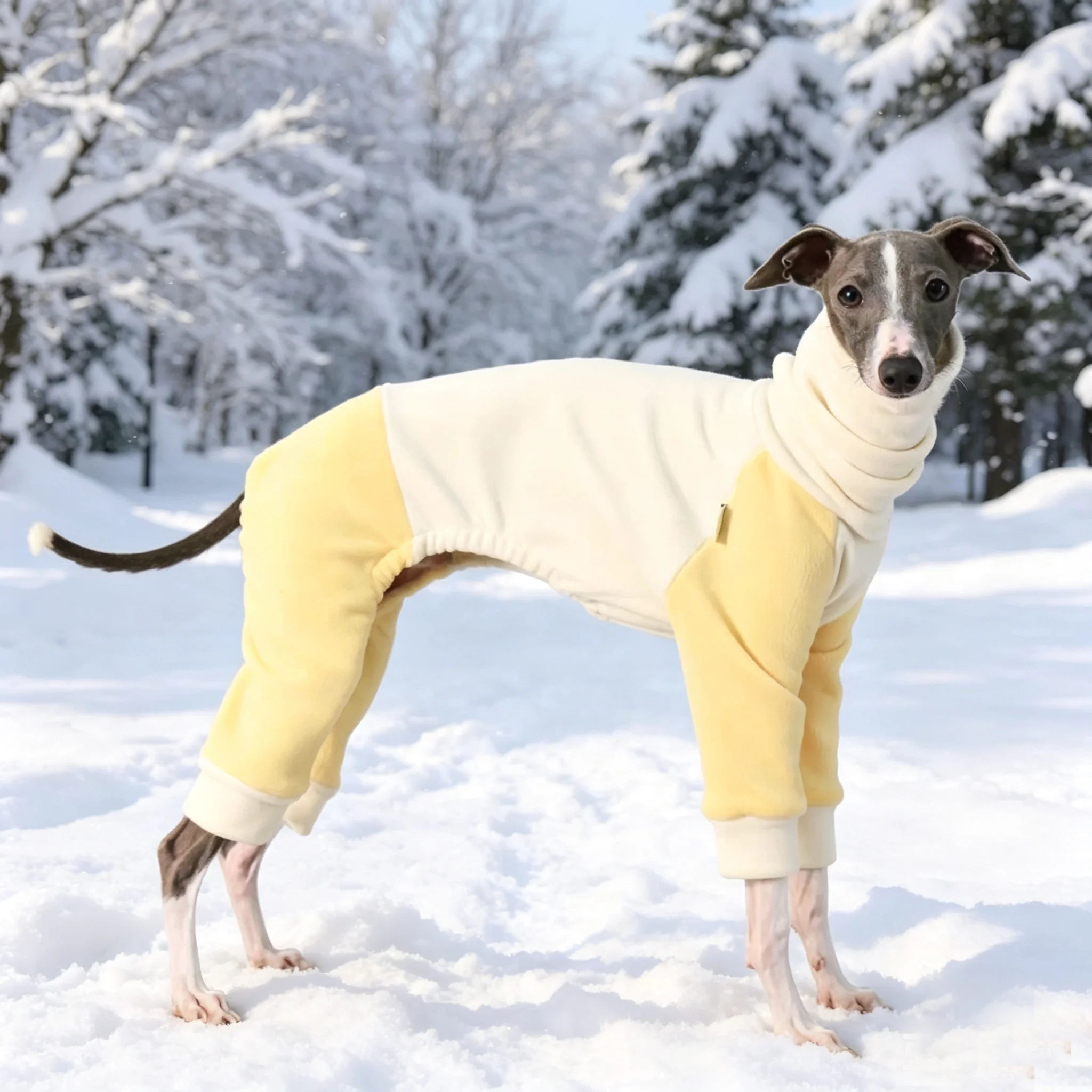 Abrigo suéter polar cálido para perros: galgo italiano, whippet y saluki - imagen 5