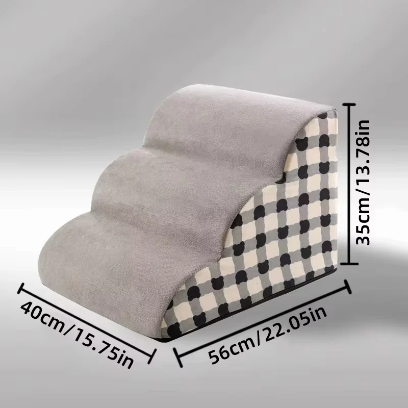 Escalera desmontable de espuma para gatos y perros junto a la cama - imagen 5