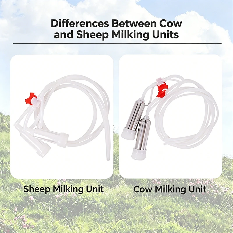 Máquina de ordeño eléctrica de acero inoxidable para cabras y vacas - imagen 5