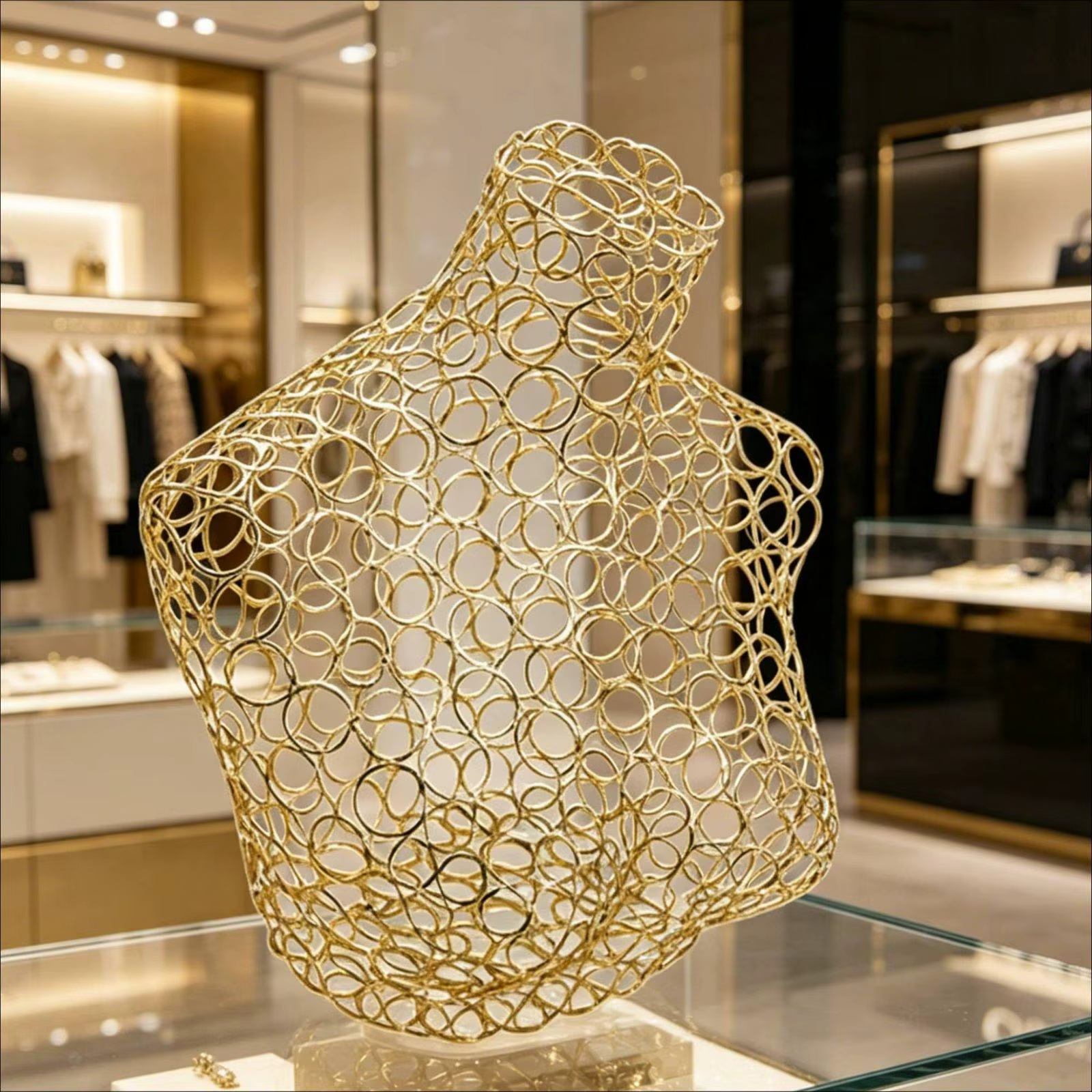 Maniquí de Alambre para Exponer Ropa Interior – Expositor de Lencería - imagen 2
