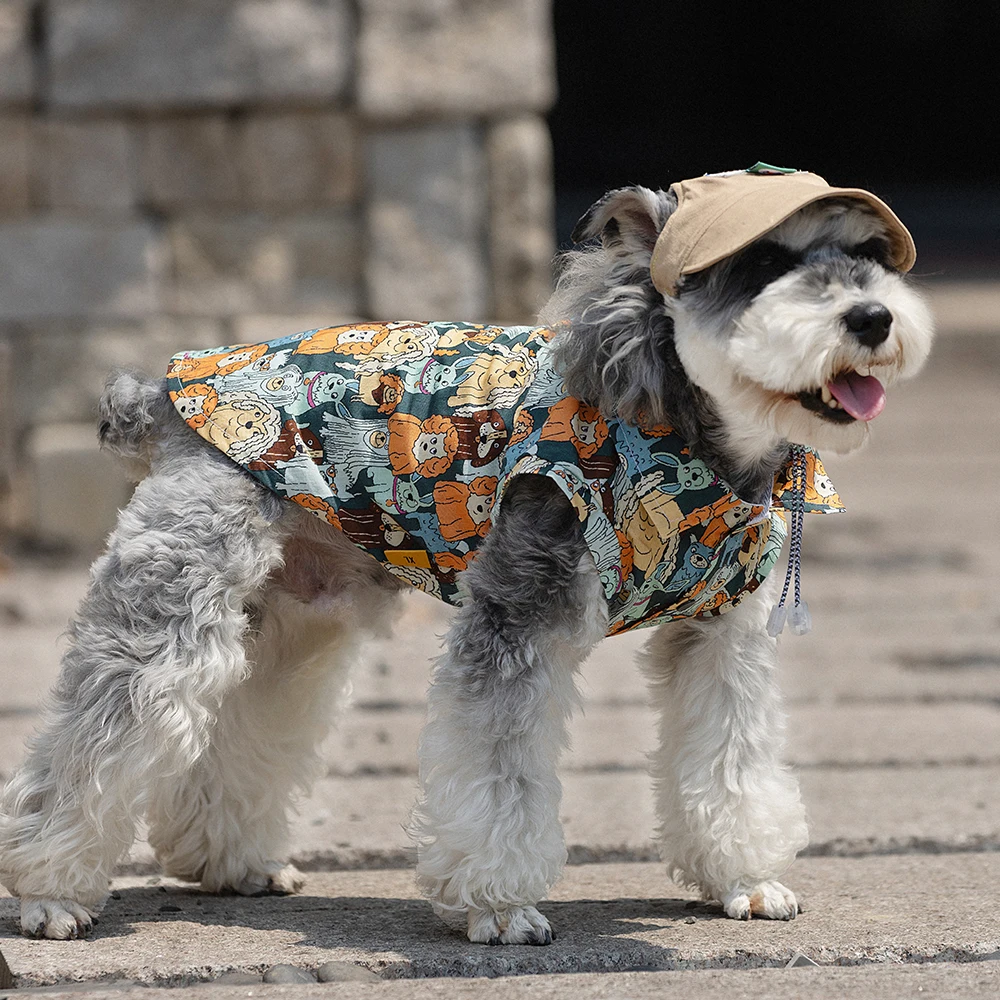 Ropa de verano para perros ABQP en acción