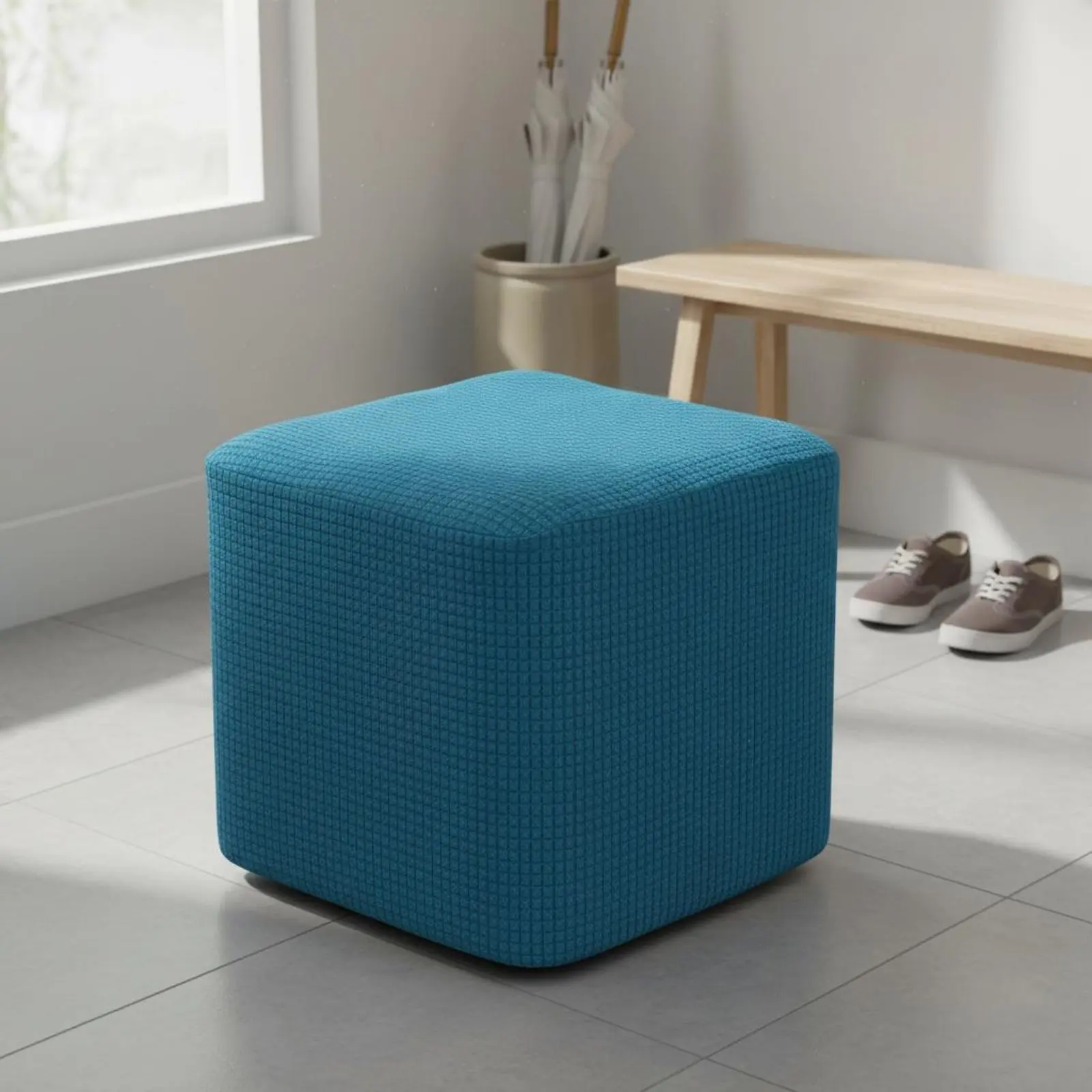 Funda elástica antideslizante lavable para taburete de gatos y perros - imagen 2