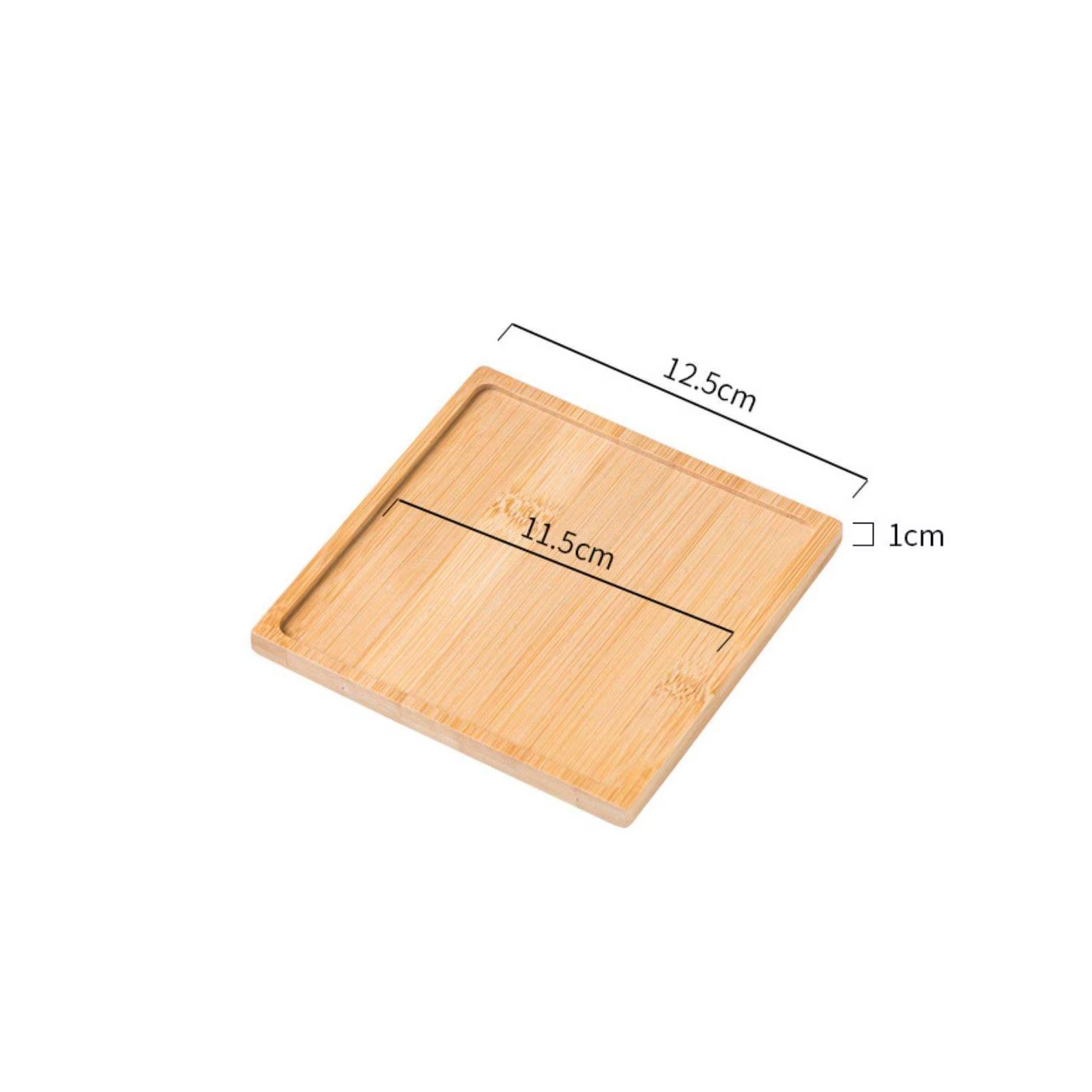 Bandeja para Macetas de Bambú – Plato Protector Impermeable para Interior - imagen 2