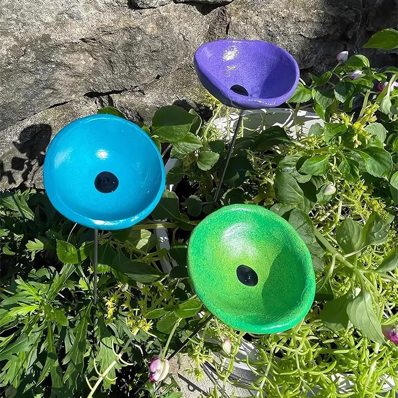 Comedero y bebedero floral para pájaros, loros y periquitos – Accesorios jardín