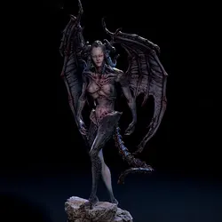 Figura de anime en miniatura sin montar ni pintar