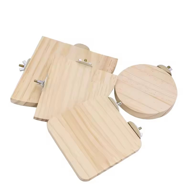 Percha de madera colgante para pájaros y loros - imagen 4