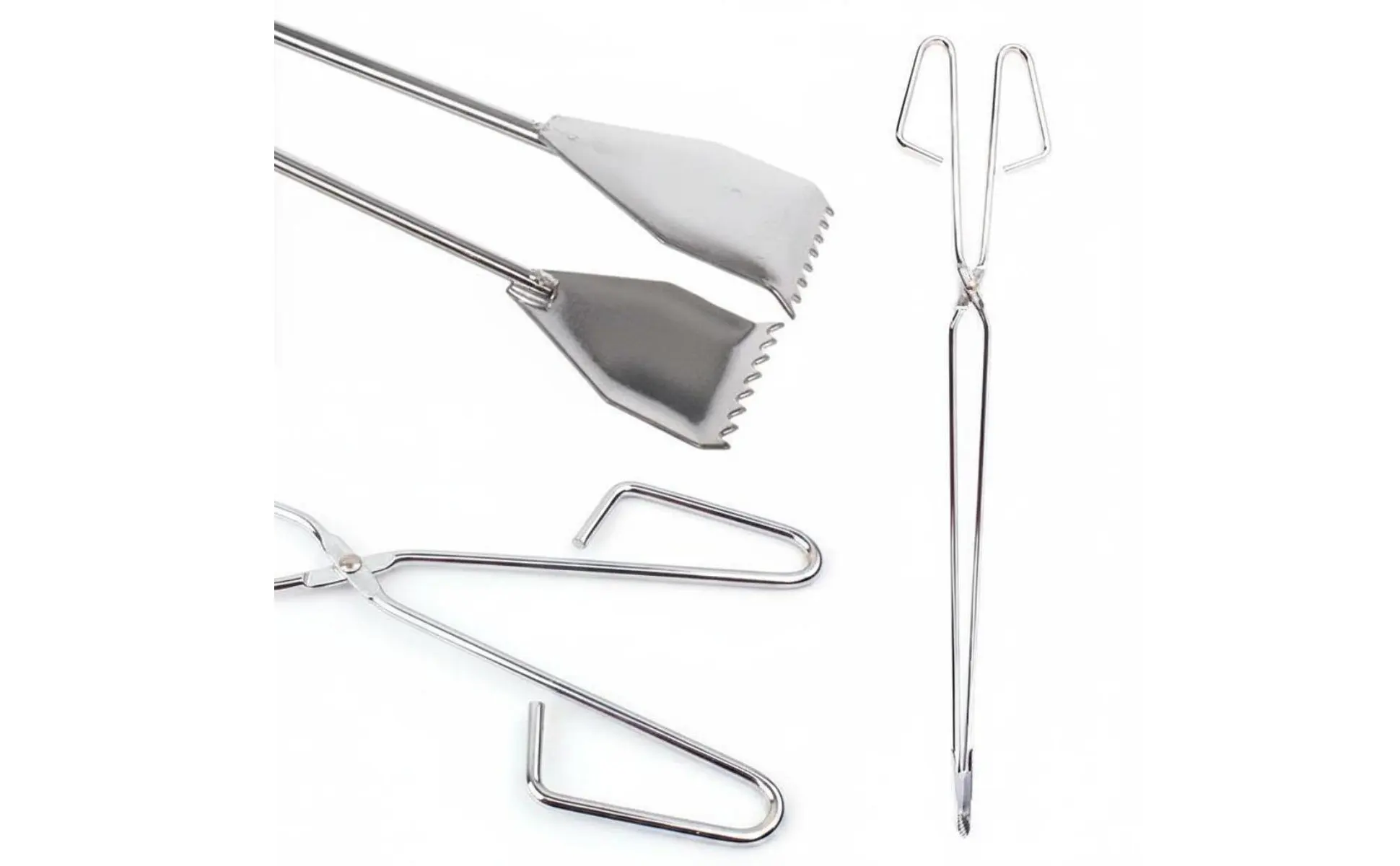 Pinzas multiusos para parrilla, barbacoa y picnic
