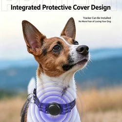 Collar de Perro para AirTag Personalizado, Impermeable, Reflectante y Ajustable