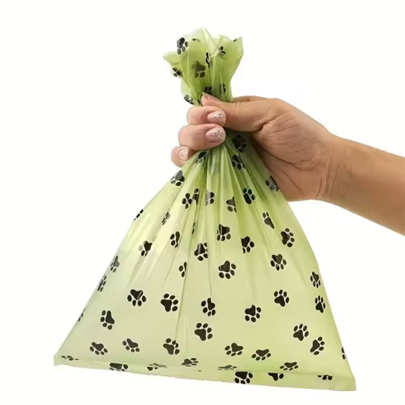 Bolsas para caca de perro impermeables y resistentes en rollo