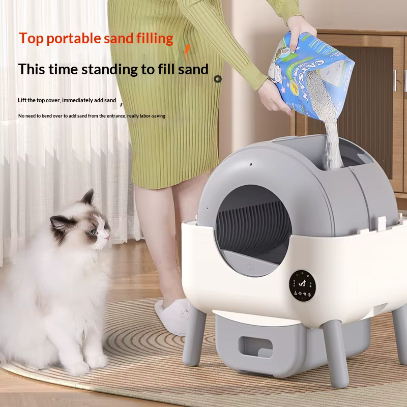 Arenero inteligente autolimpiable para gatos extra grande - imagen 5
